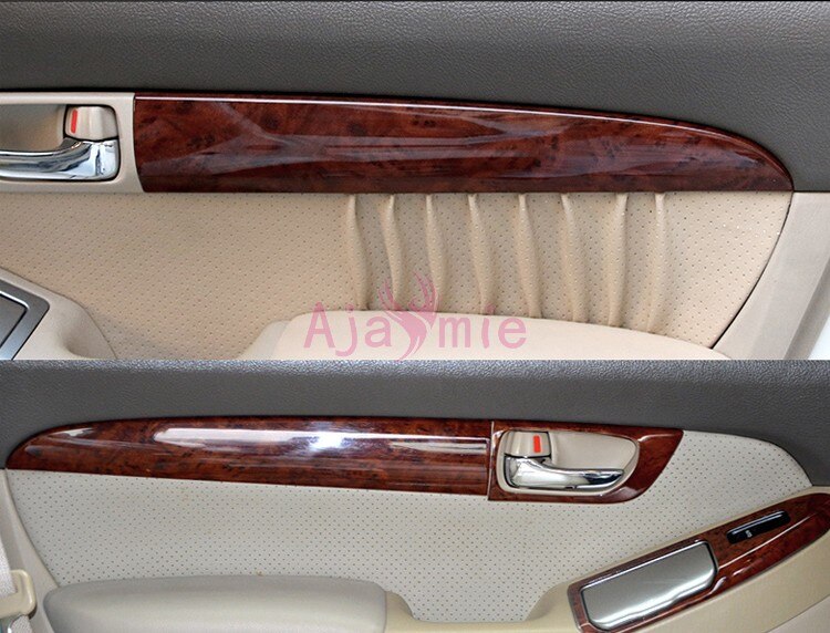 Interior Wood Color Trim Panel Frame Cover Overlay Sticker 2003-2009 Car Styling For Toyota Land Cruiser Prado FJ120 Accessories Interior Wood Color Trim Panel Frame Cover Overlay Sticker 2003-2009 Car Styling For Toyota Land Cruiser Prado FJ120 Accessories