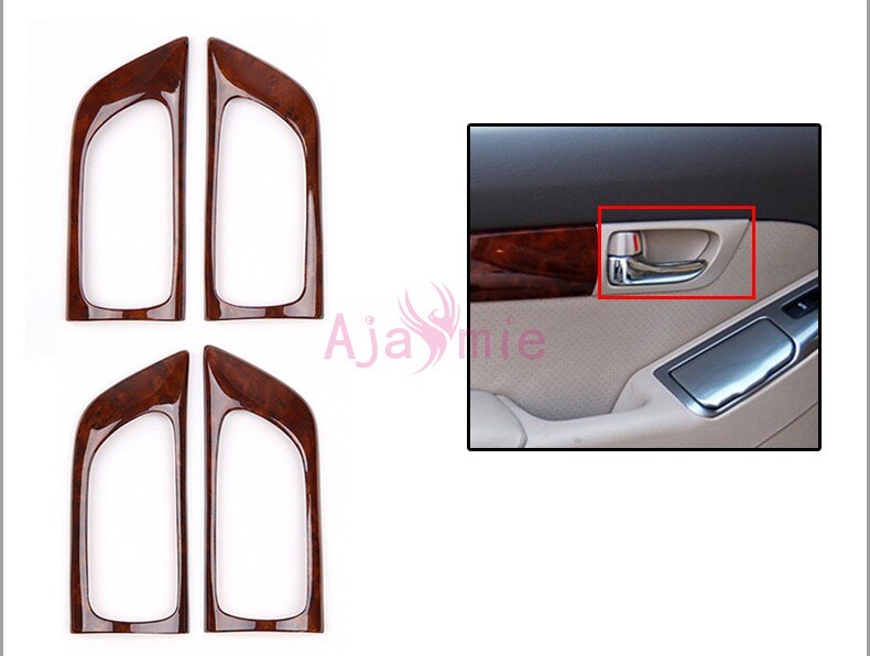 Interior Wood Color Trim Panel Frame Cover Overlay Sticker 2003-2009 Car Styling For Toyota Land Cruiser Prado FJ120 Accessories Interior Wood Color Trim Panel Frame Cover Overlay Sticker 2003-2009 Car Styling For Toyota Land Cruiser Prado FJ120 Accessories