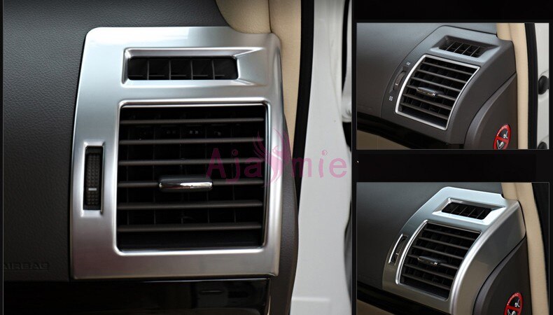 Accessories For Toyota Land Cruiser 150 Prado LC150 FJ150 2010-2018 Side Air Conditioner Vent Cover Trim Wood Car Styling