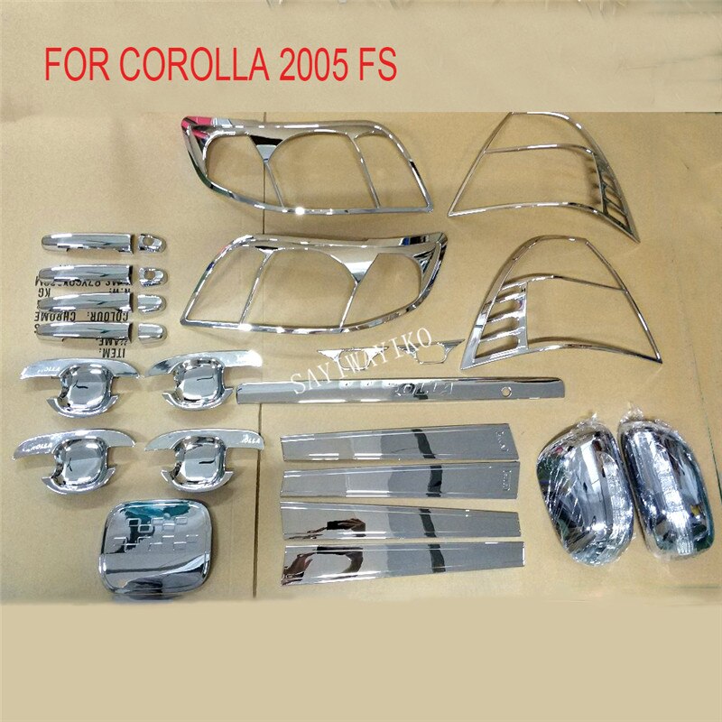 Toyota Corolla 2005 26PCS ABS Chrome plated trims