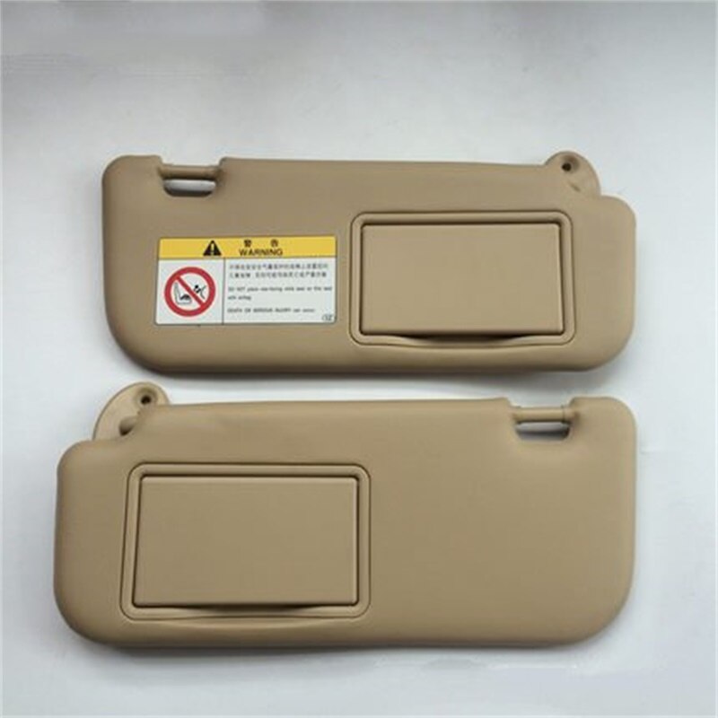Gray Beige sun visor with make-up mirror for Toyota Corolla Gray Beige sun visor with make-up mirror for Toyota Corolla