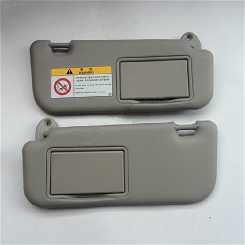 Gray Beige sun visor with make-up mirror for Toyota Corolla Gray Beige sun visor with make-up mirror for Toyota Corolla