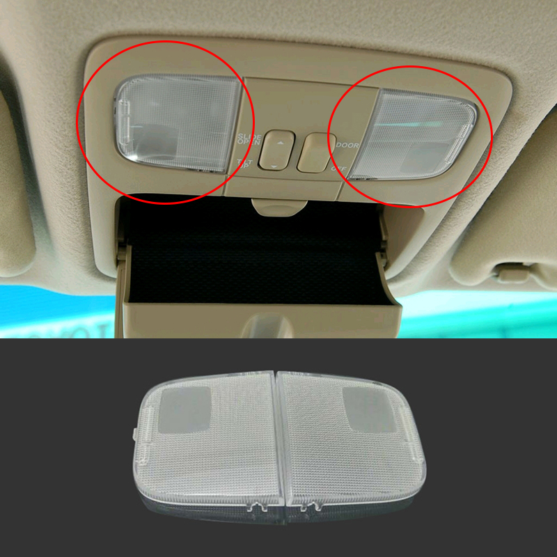 Car accessories 2pcs For Toyota Land Cruiser Prado LC120 FJ120 2003-2009 ABS Internal Front reading lamp cover Car accessories 2pcs For Toyota Land Cruiser Prado LC120 FJ120 2003-2009 ABS Internal Front reading lamp cover