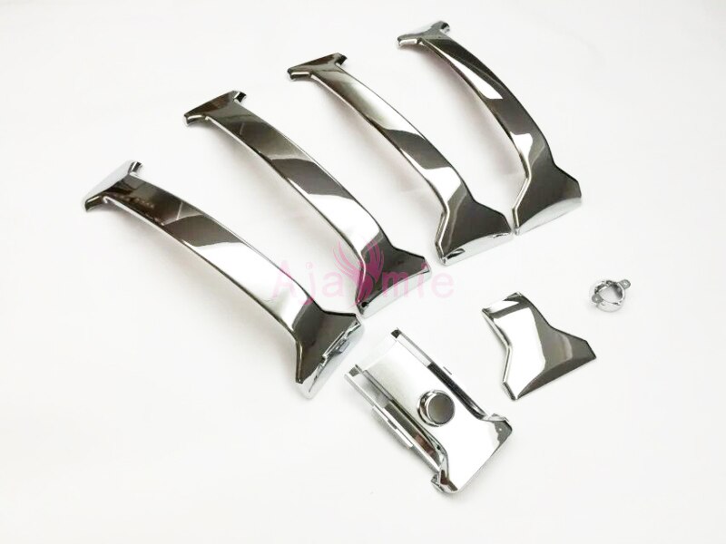 For Toyota Land Cruiser 150 Prado LC150 FJ150 2010-2017 Door Handle Lamp Mirror Cover Grille Trim Chrome Car-Styling Accessories