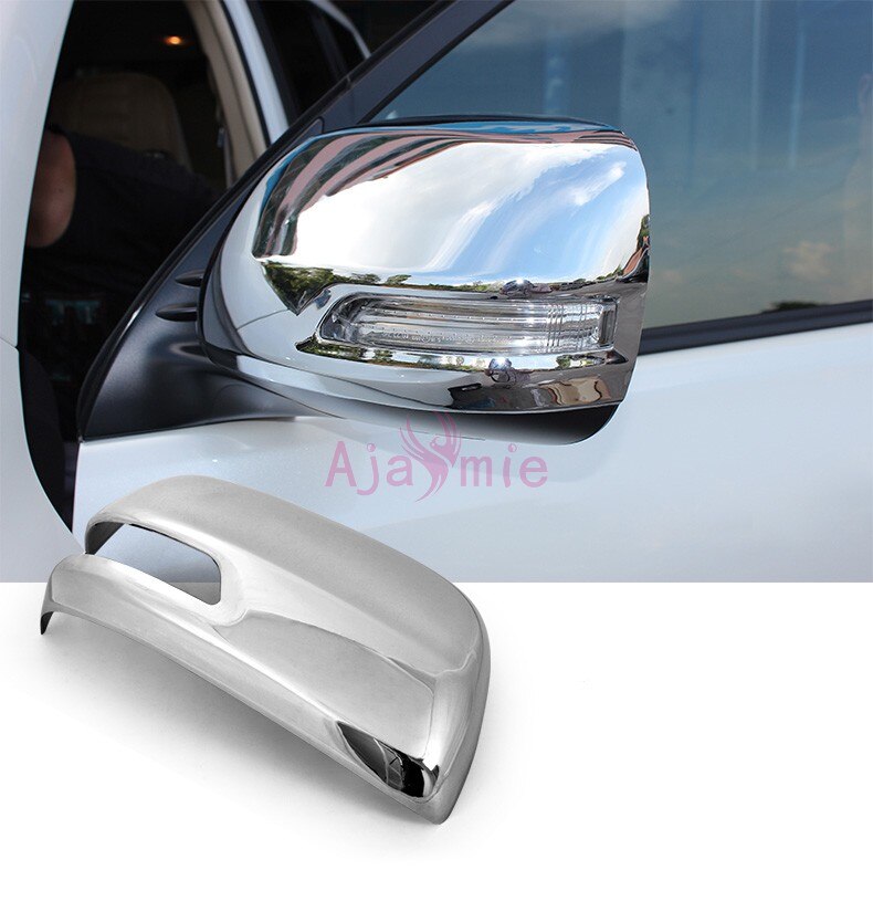 For Toyota Land Cruiser 150 Prado LC150 FJ150 2010-2017 Door Handle Lamp Mirror Cover Grille Trim Chrome Car-Styling Accessories