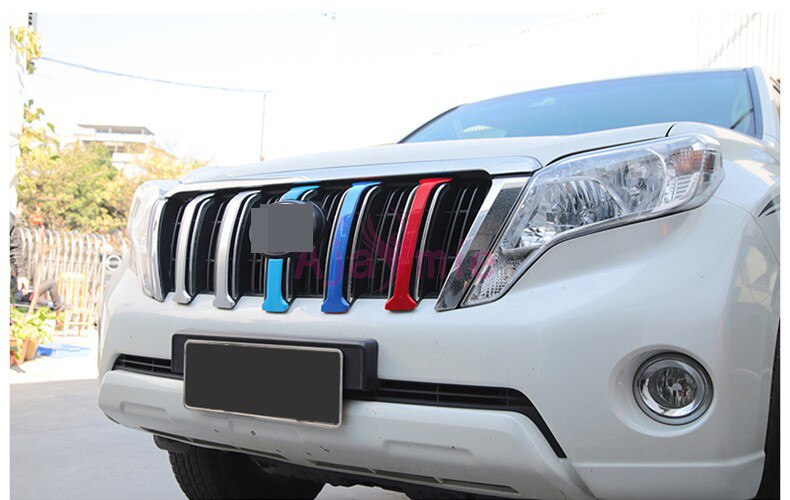 For Toyota Land Cruiser 150 Prado LC150 FJ150 2010-2017 Door Handle Lamp Mirror Cover Grille Trim Chrome Car-Styling Accessories