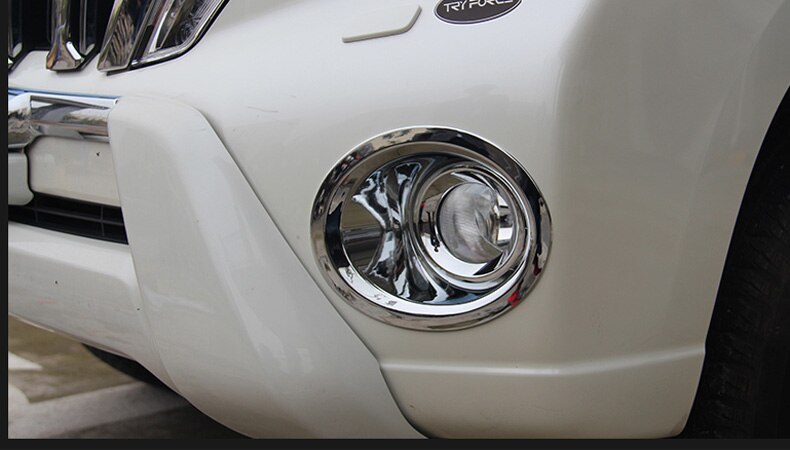 For Toyota Land Cruiser 150 Prado LC150 FJ150 2010-2017 Door Handle Lamp Mirror Cover Grille Trim Chrome Car-Styling Accessories