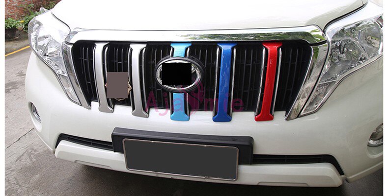 For Toyota Land Cruiser 150 Prado LC150 FJ150 2010-2017 Door Handle Lamp Mirror Cover Grille Trim Chrome Car-Styling Accessories