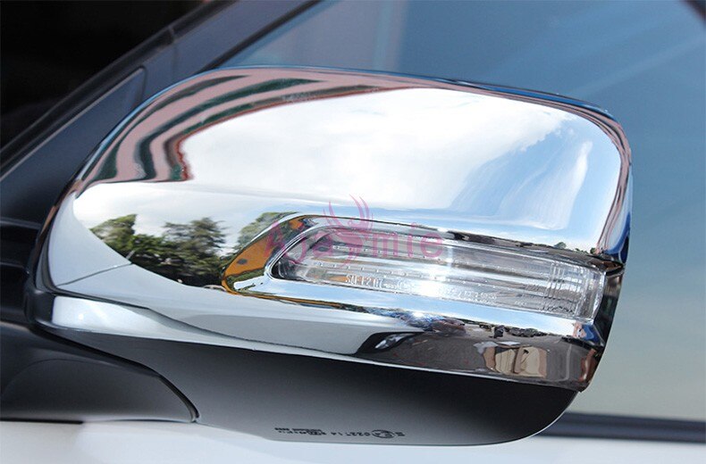 For Toyota Land Cruiser 150 Prado LC150 FJ150 2010-2017 Door Handle Lamp Mirror Cover Grille Trim Chrome Car-Styling Accessories
