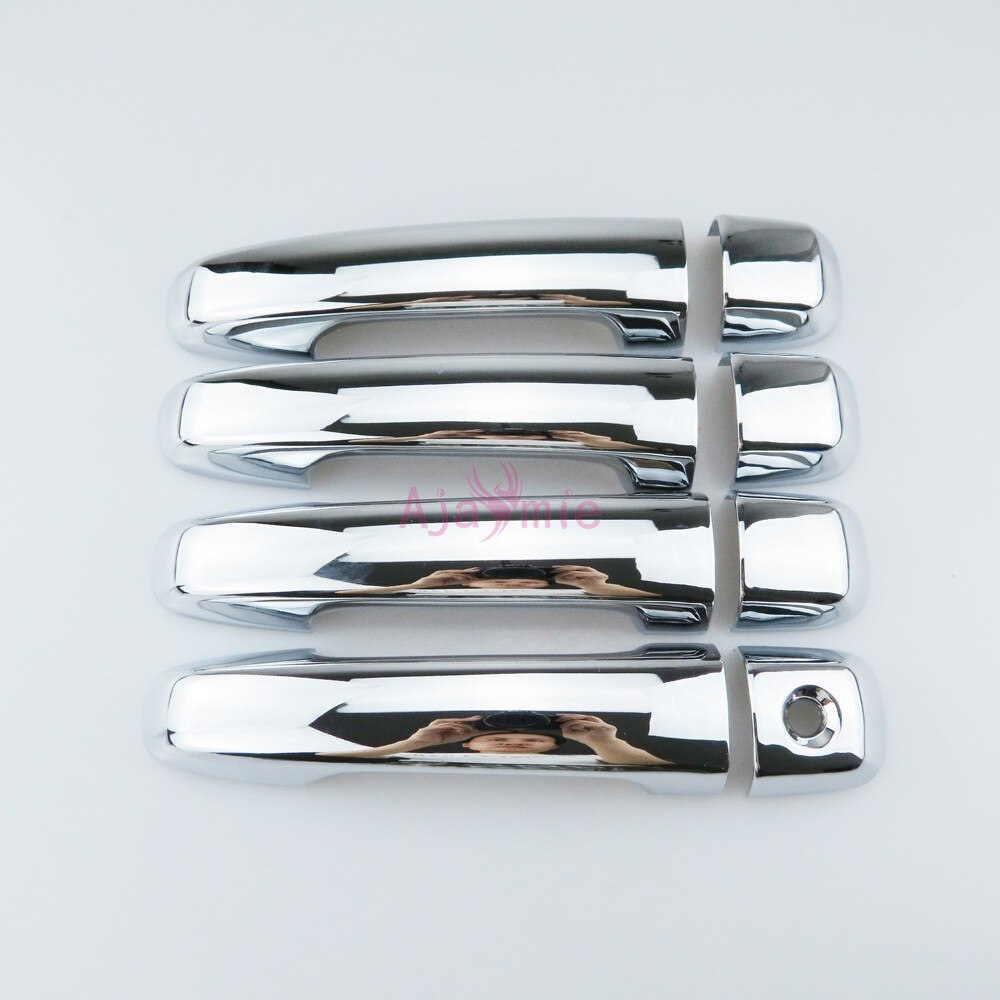 For Toyota Land Cruiser 150 Prado LC150 FJ150 2010-2017 Door Handle Lamp Mirror Cover Grille Trim Chrome Car-Styling Accessories