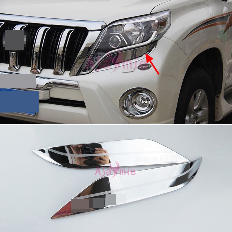 For Toyota Land Cruiser 150 Prado LC150 FJ150 2010-2017 Door Handle Lamp Mirror Cover Grille Trim Chrome Car-Styling Accessories