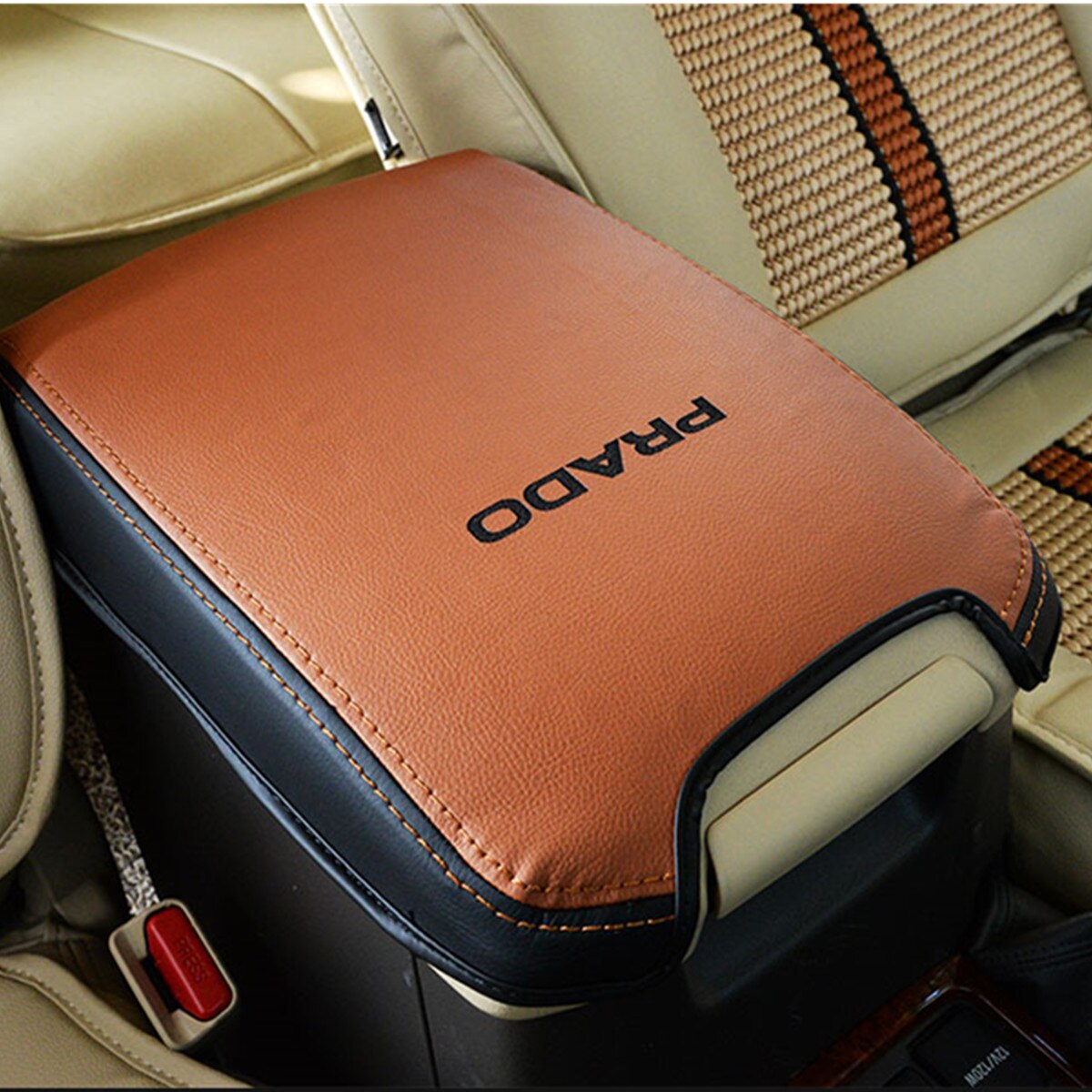 Genuine Leather Box Cover for Toyota Land Cruiser Prado 120