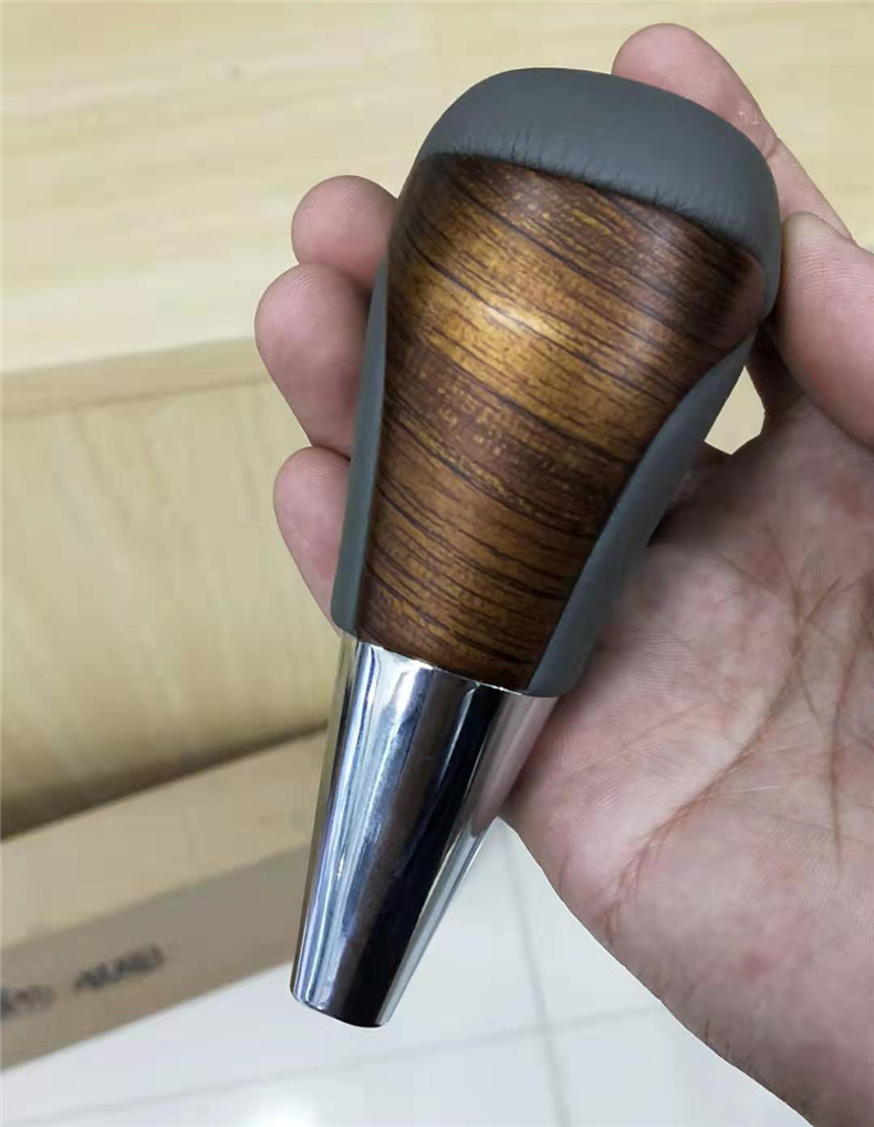 Wooden Color Automatic Transmission Gear Shift Knob For Toyota Land Cruiser 200