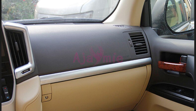 Chrome Car Styling 2008-2017 Door Handle holder Bowl AC Outlet Vent Cover Panel Trim For Toyota LC Land Cruiser 200 Accessories