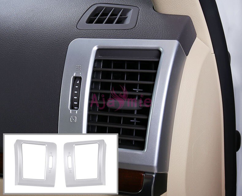 Chrome Car Styling 2008-2017 Door Handle holder Bowl AC Outlet Vent Cover Panel Trim For Toyota LC Land Cruiser 200 Accessories