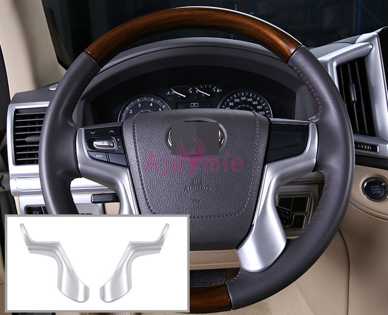 Chrome Car Styling 2008-2017 Door Handle holder Bowl AC Outlet Vent Cover Panel Trim For Toyota LC Land Cruiser 200 Accessories