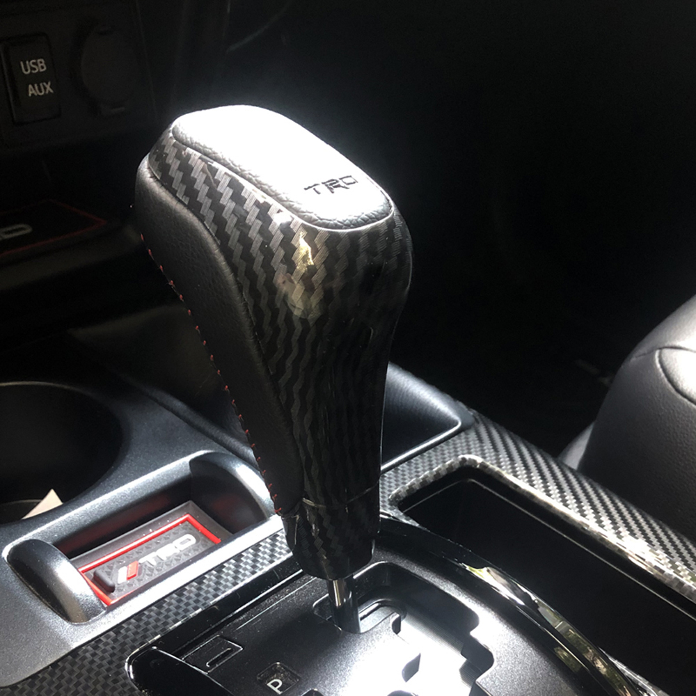 For Toyota 4Runner, Fortuner, FJ150 Customized Leather TRD Gear Shift Knob Replacement Accessories Car Styling For Toyota 4Runner, Fortuner, FJ150 Customized Leather TRD Gear Shift Knob Replacement Accessories Car Styling
