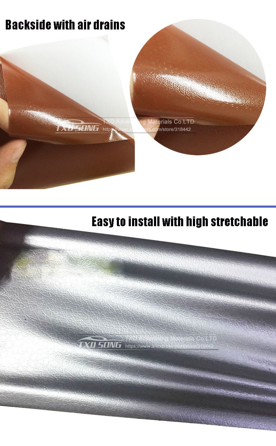 Premium Leather Adhesive Vinyl film