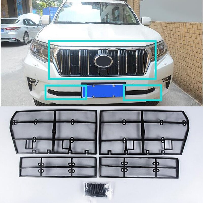 Insect Mesh Front Grille Net For Toyota Land Cruiser Prado 4PCS Insect Mesh Front Grille Net For Toyota Land Cruiser Prado 4PCS