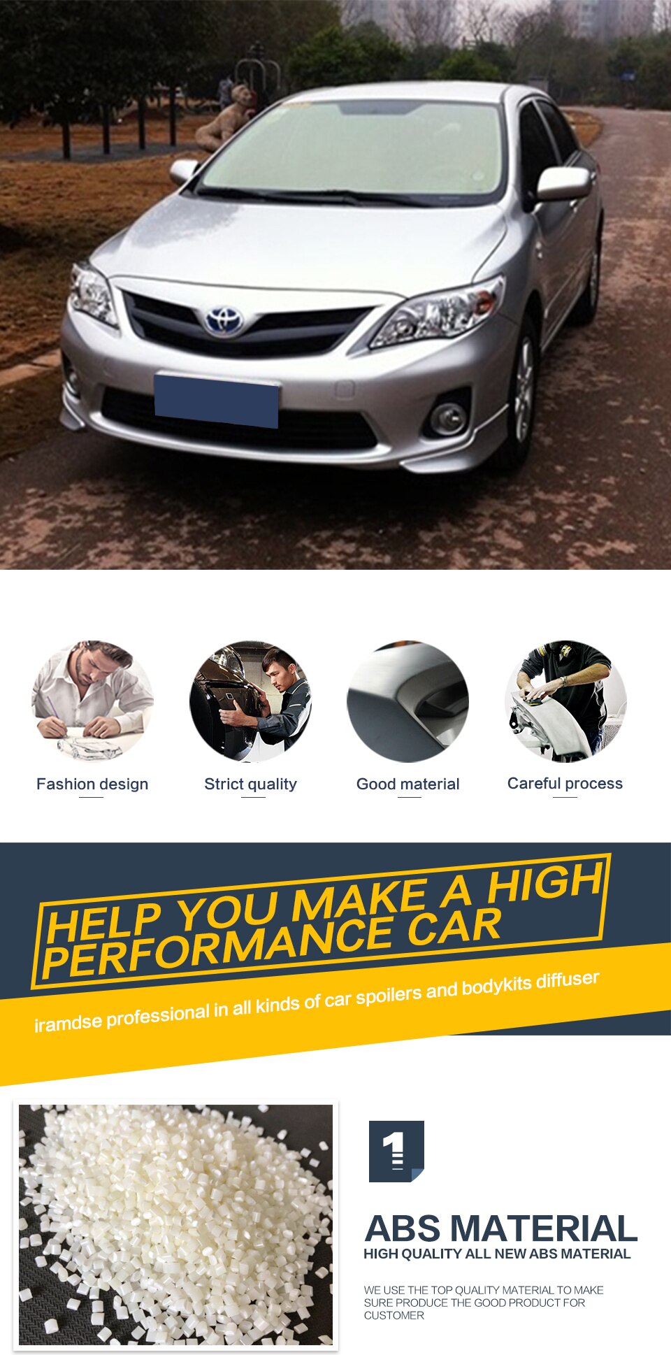 Z Style Bumper Mesh Front Grill for Toyota Corolla 2010-2013