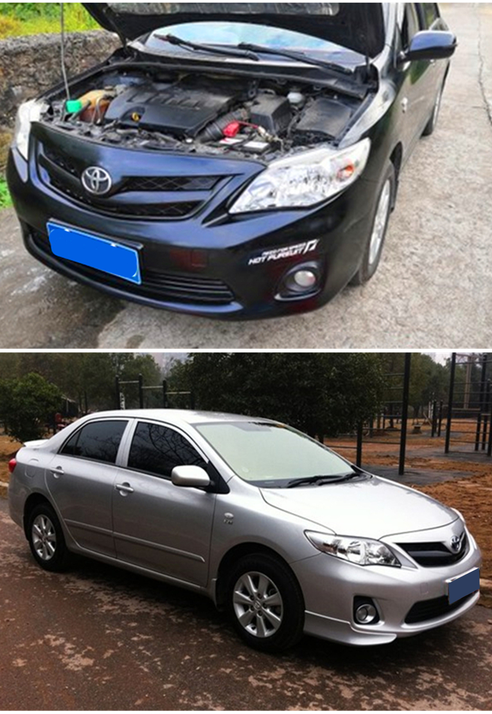 Z Style Bumper Mesh Front Grill for Toyota Corolla 2010-2013