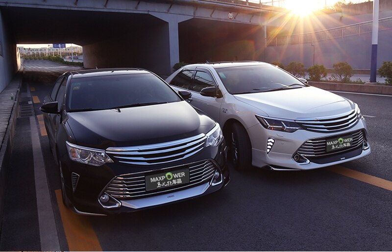 MONTFORD ABS Chrome Grille For Toyota Camry 2015 2016