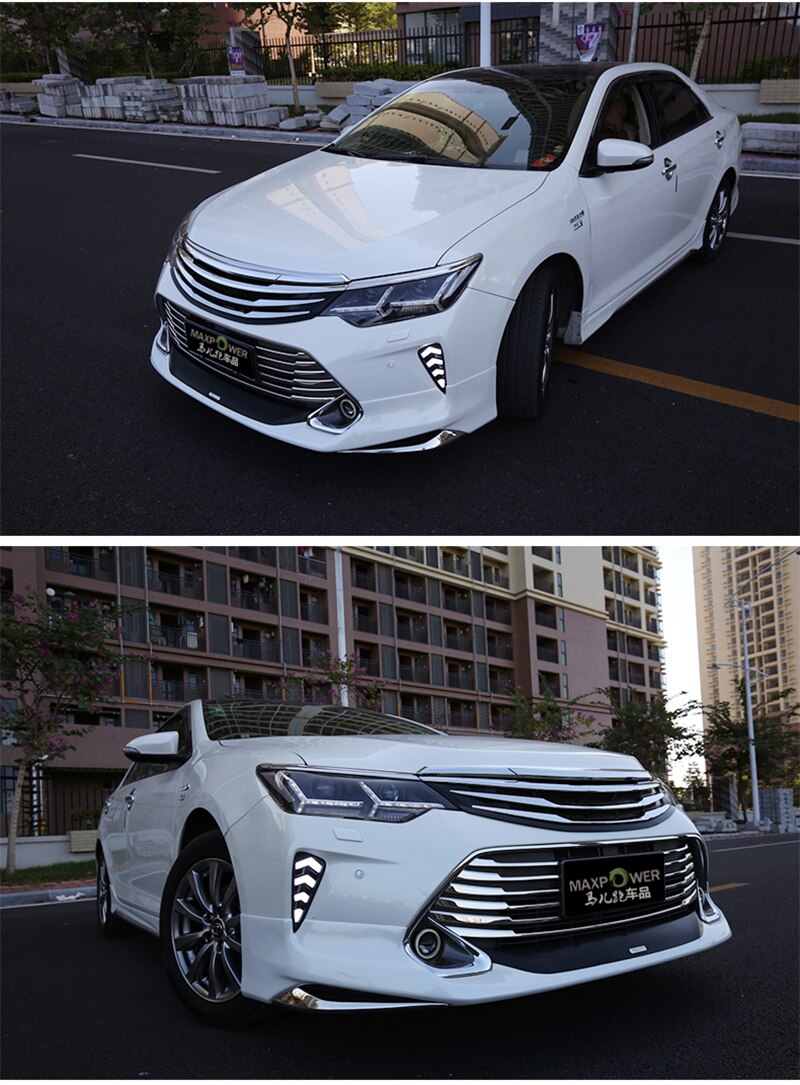 MONTFORD ABS Chrome Grille For Toyota Camry 2015 2016
