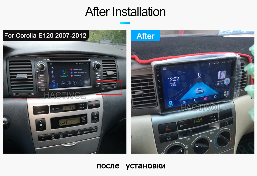 HANG XIAN 2 din Car radio for Toyota Corolla E120 Corolla EX BYD F3 car dvd player car accessory of autoradio 4G internet 2G 32G