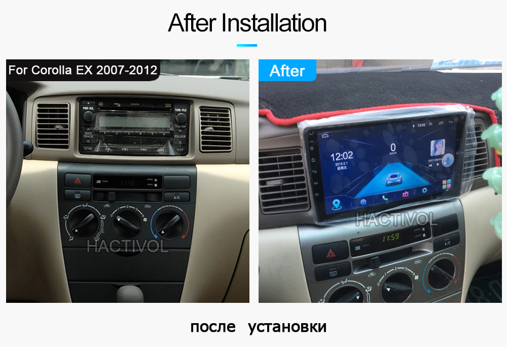 HANG XIAN 2 din Car radio for Toyota Corolla E120 Corolla EX BYD F3 car dvd player car accessory of autoradio 4G internet 2G 32G