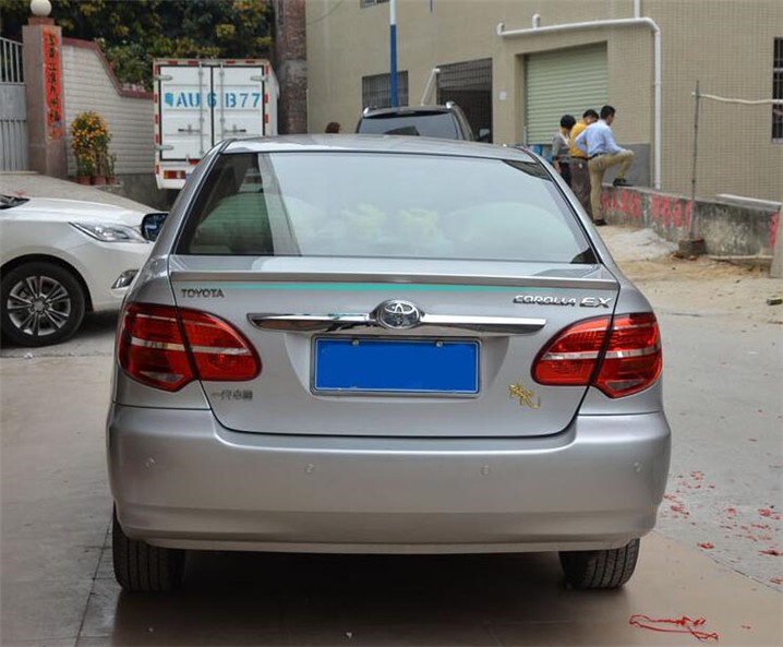For Toyota Corolla Spoiler ABS Material Car Rear Wing Primer Color Corolla Rear Spoiler For Toyota Corolla EX Spoiler 2006-2010