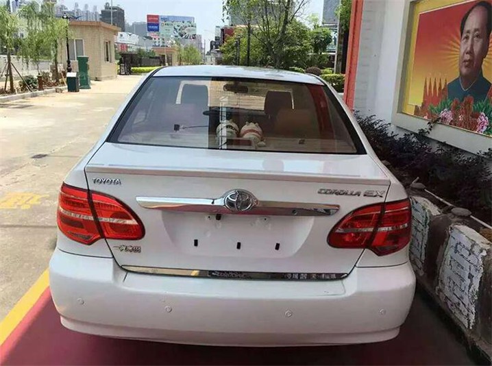 For Toyota Corolla Spoiler ABS Material Car Rear Wing Primer Color Corolla Rear Spoiler For Toyota Corolla EX Spoiler 2006-2010