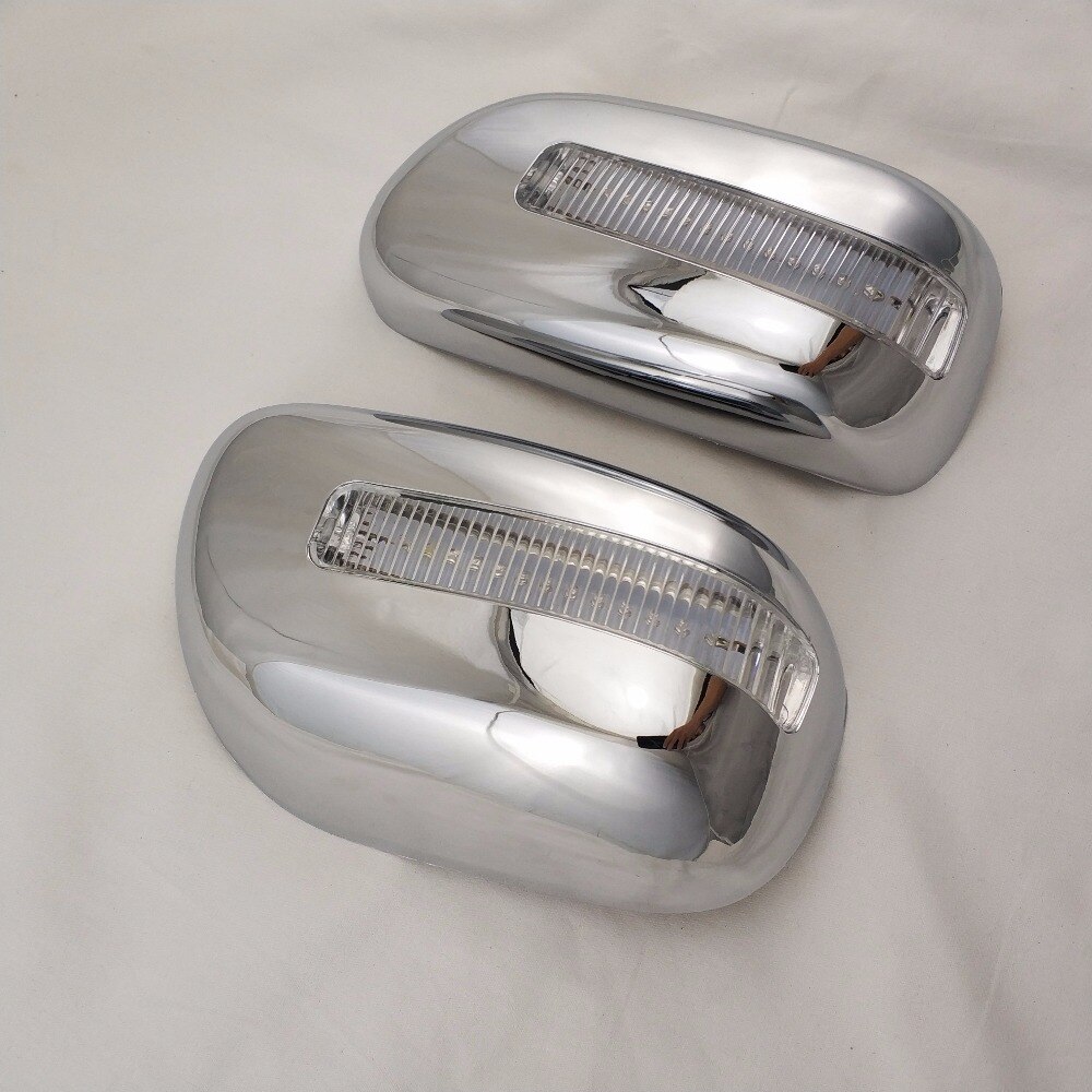 Chrome plated rear Mirror Door Cover With LED For Toyota Corolla