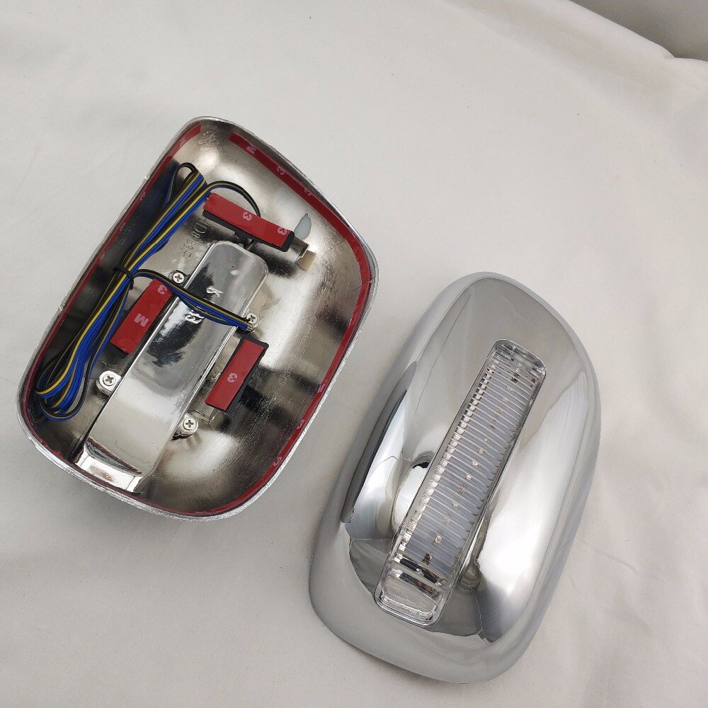 Chrome plated rear Mirror Door Cover With LED For Toyota Corolla