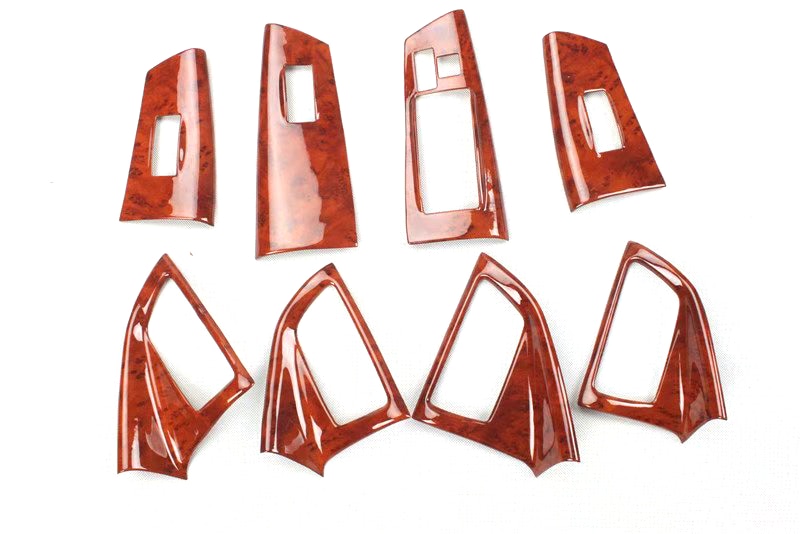 Interior Wood Trim Panel Overlay Kit Fit For Toyota Corolla
