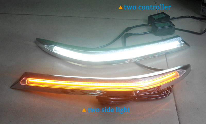 Toyota Hilux LED Headlight Eyebrow Daytime Running