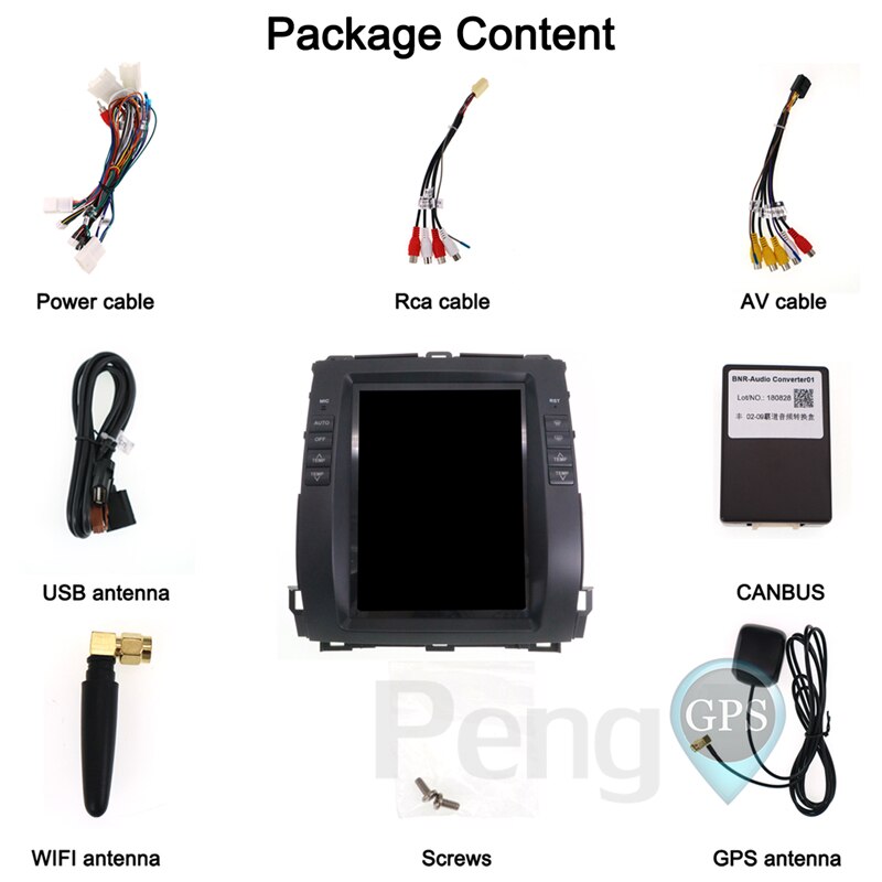 Android 7.1 Navigation DVD Player for Toyota Land Cruiser Prado