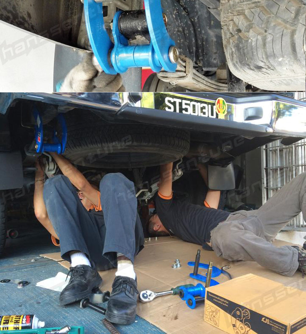 HANSSENTUNE 4x4 G-Shackle Lift Kit Leaf Spring Extended 2