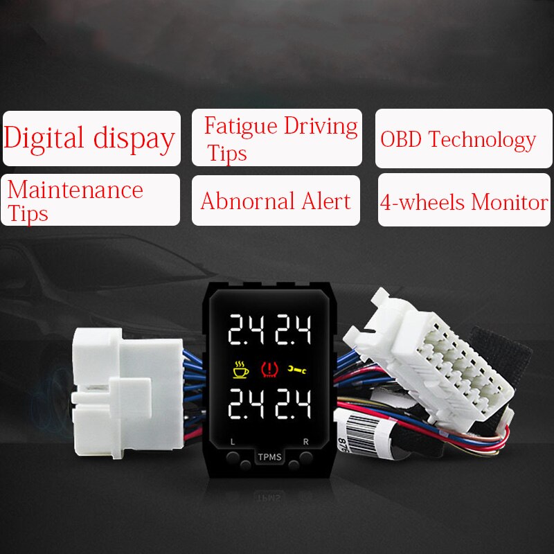 Tire Pressure Monitor Systems OBD TPMS Embedded For Toyota RAV4