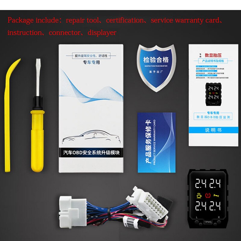 Tire Pressure Monitor Systems OBD TPMS Embedded For Toyota RAV4