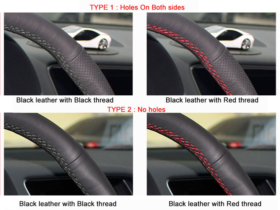 Car Steering Wheel Covers Case for Toyota Prado