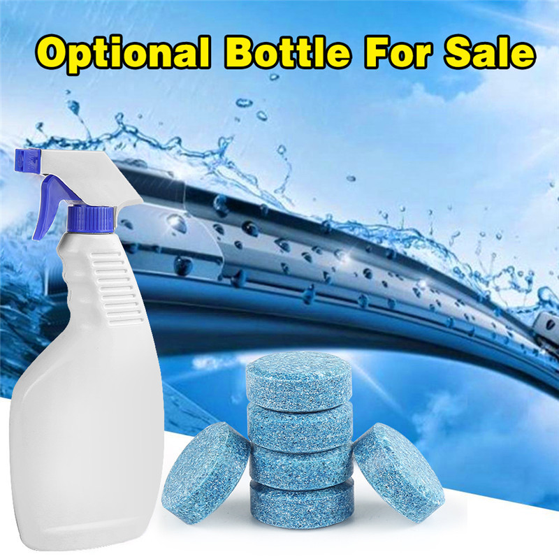 10PCS/Pack(1PCS=4L Water)Car Solid Wiper Fine Seminoma Wiper Auto Window Cleaning Car Windshield Glass Cleaner Car Accessories