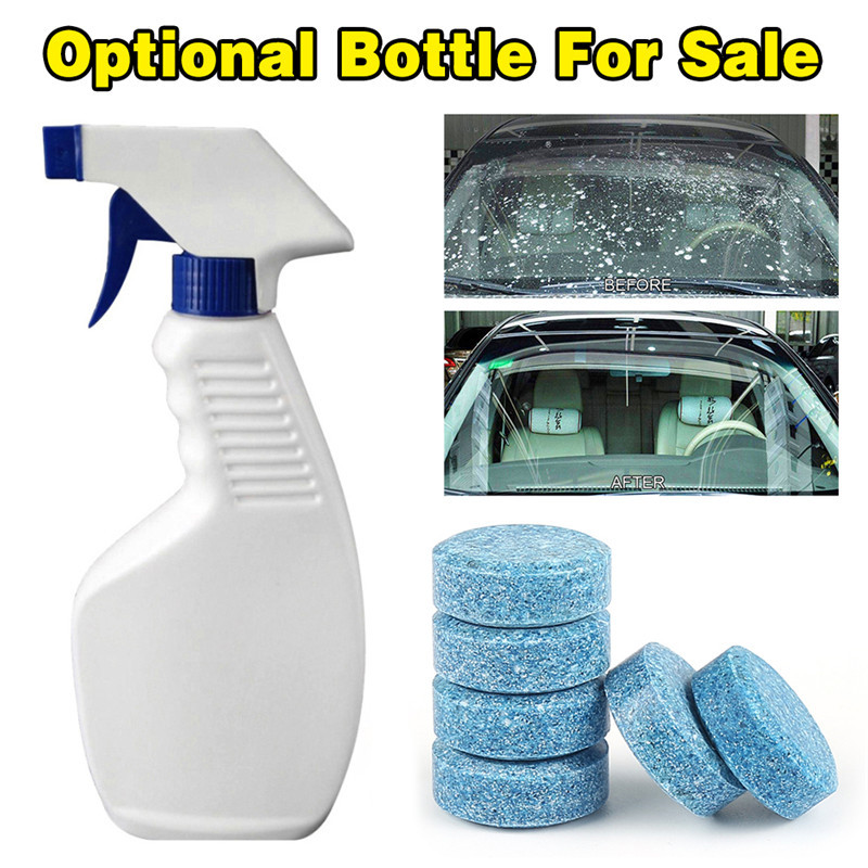 10PCS/Pack(1PCS=4L Water)Car Solid Wiper Fine Seminoma Wiper Auto Window Cleaning Car Windshield Glass Cleaner Car Accessories