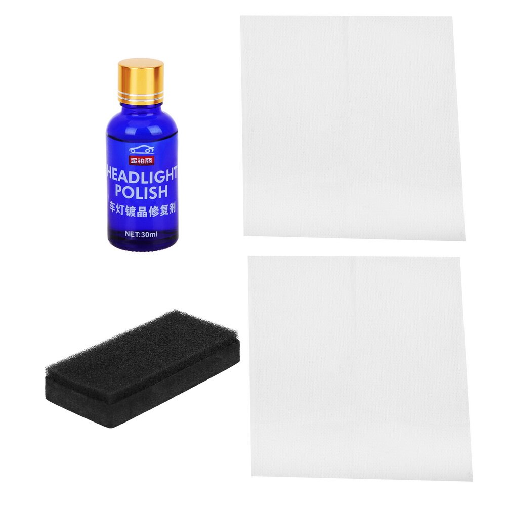 30ML Car Headlight Repair Coating Solution Repair Kit Oxidation Rearview Coating Headlight Polishing Anti-scratch Liquid