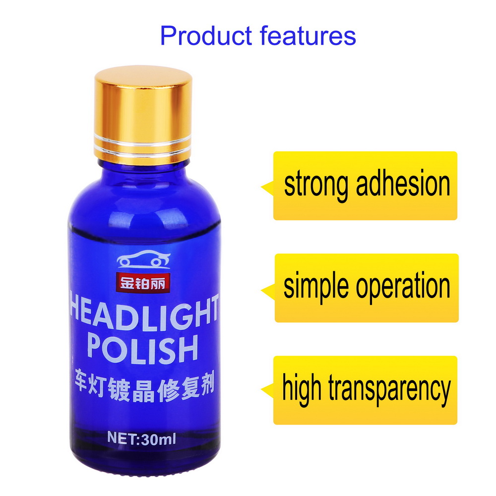 30ML Car Headlight Repair Coating Solution Repair Kit Oxidation Rearview Coating Headlight Polishing Anti-scratch Liquid