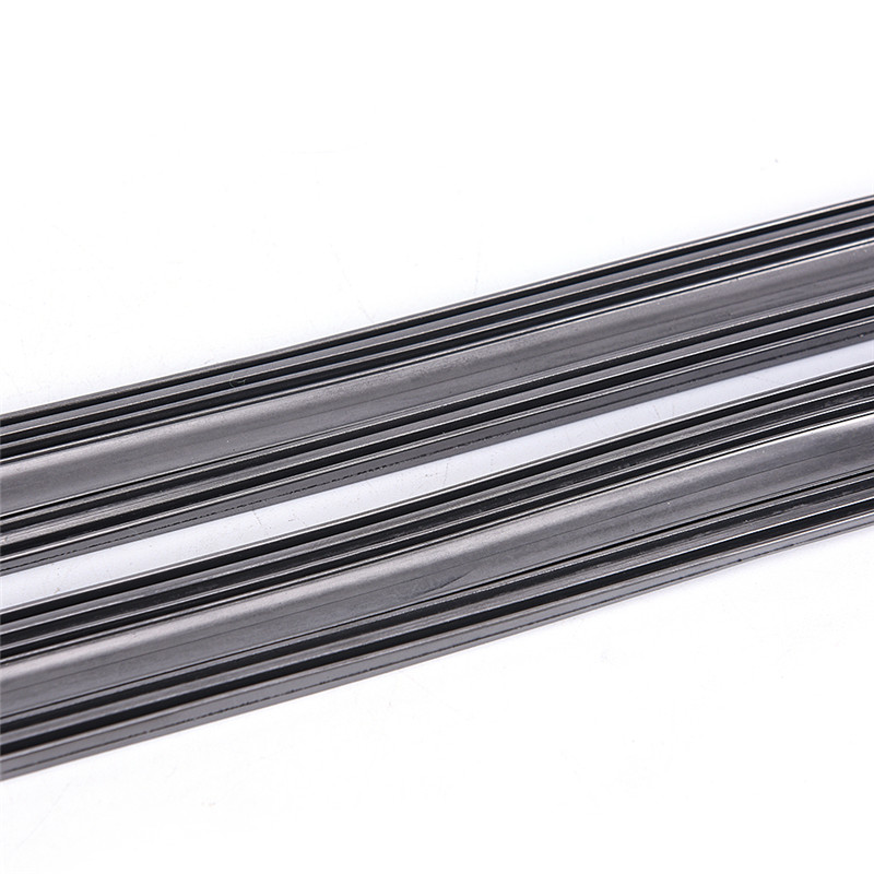 1pair=1pc split 2Pcs 28'' 26'' 24''Car Bus Rubber Universal Bracketless Frameless Windshield Wiper Wash Blade Refill Replacement