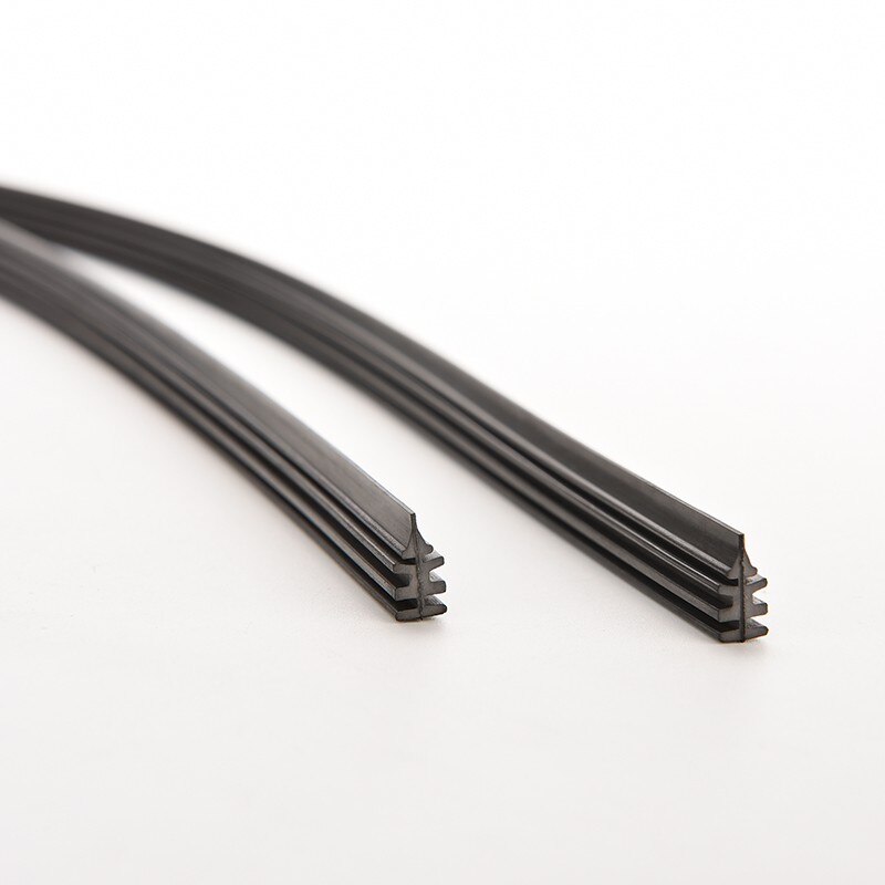 1pair=1pc split 2Pcs 28'' 26'' 24''Car Bus Rubber Universal Bracketless Frameless Windshield Wiper Wash Blade Refill Replacement