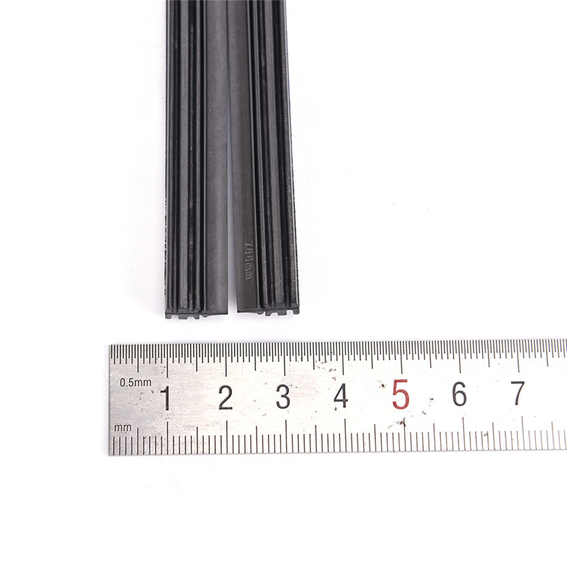 1pair=1pc split 2Pcs 28'' 26'' 24''Car Bus Rubber Universal Bracketless Frameless Windshield Wiper Wash Blade Refill Replacement