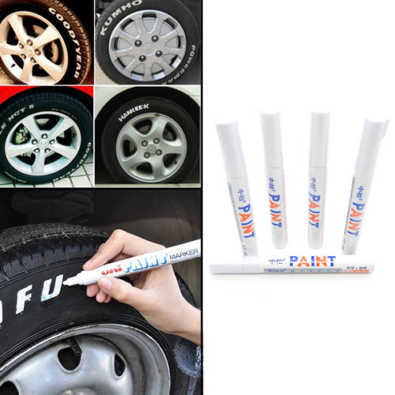 Youwinme 1pcs Universal Waterproof Car Motorcycle Auto Wheel Tyre Tire Paint Marker Pen Rubber Permanent