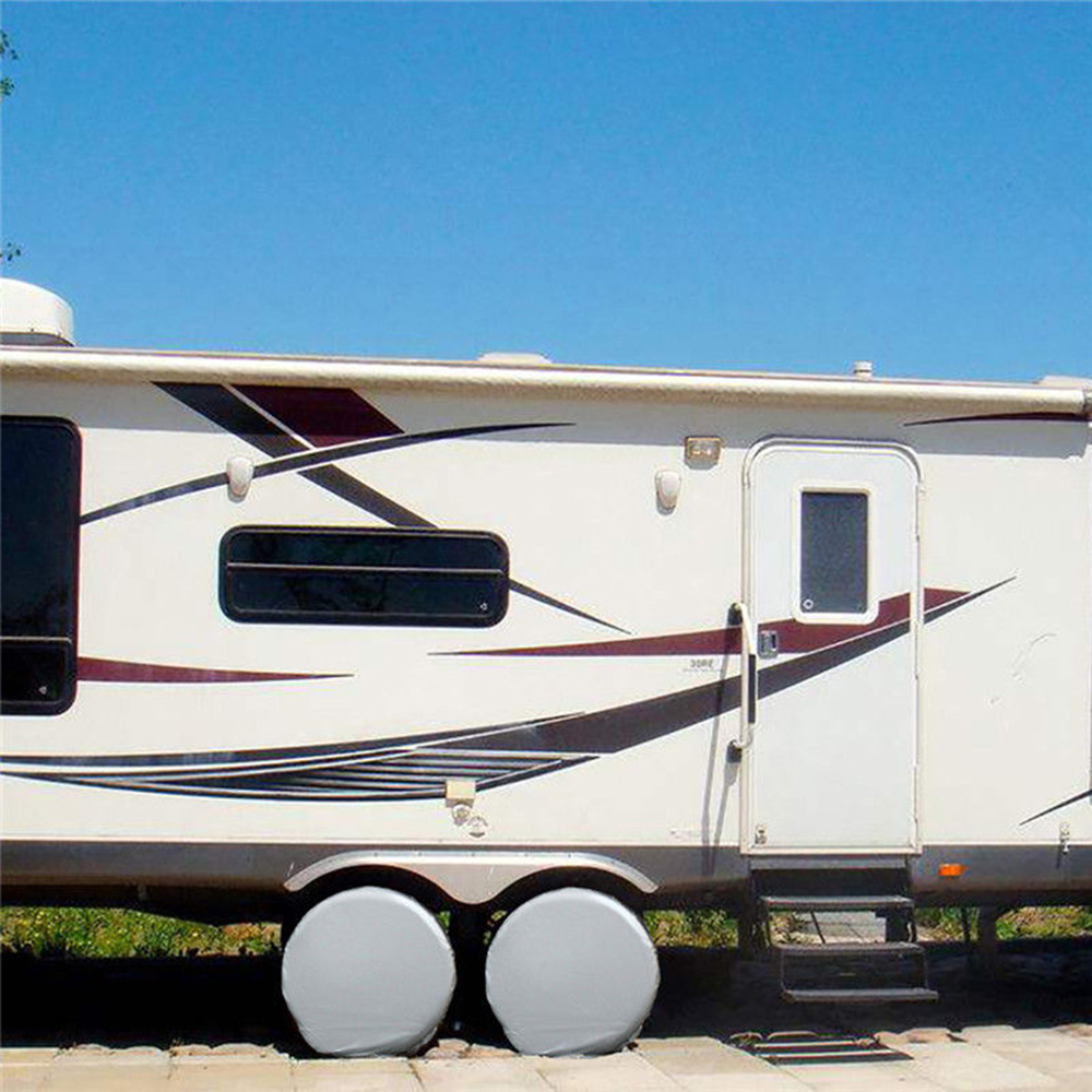 2PCS Universal Heavy Duty RV Car Wheel Tire Covers For Truck Trailer Camper Motorhome 27-29 inch 2PCS Universal Heavy Duty RV Car Wheel Tire Covers For Truck Trailer Camper Motorhome 27-29 inch