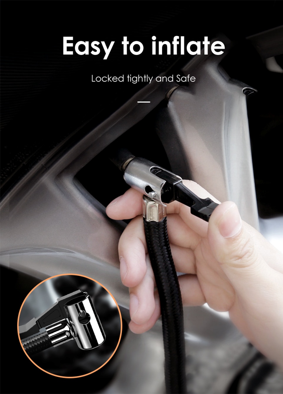 Licheers Car Air Compressor Intelligent Auto Tire Fast Inflatable Pump Mini Portable Electric Car Tyre Inflator Compresor Licheers Car Air Compressor Intelligent Auto Tire Fast Inflatable Pump Mini Portable Electric Car Tyre Inflator Compresor